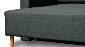 Dublin Sofa Bed Sleeper in Charcoal