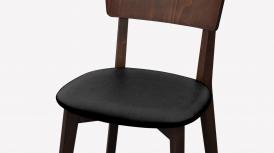 Kamila Dining Chair | Black Upholstery